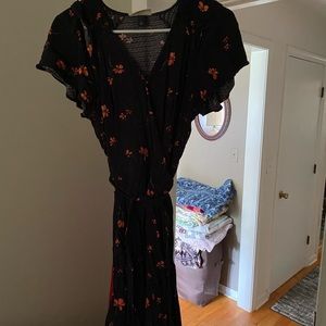 Black Flower Dress